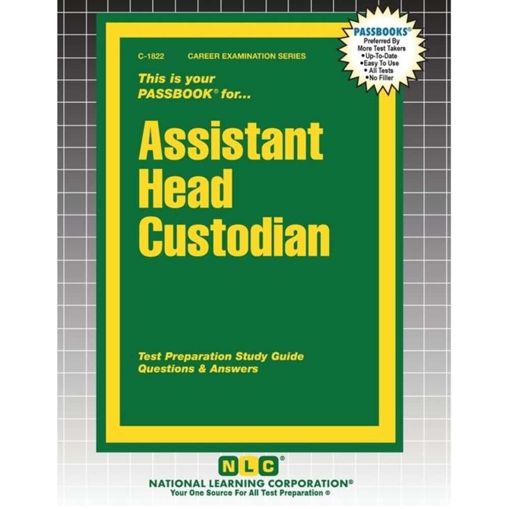 Assistant Head Custodian -- Passbooks